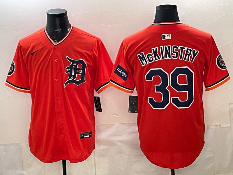 Men Detroit Tigers #39 McKinstry orange Nike 2026 MLB Jersey 0410001->houston astros->MLB Jersey